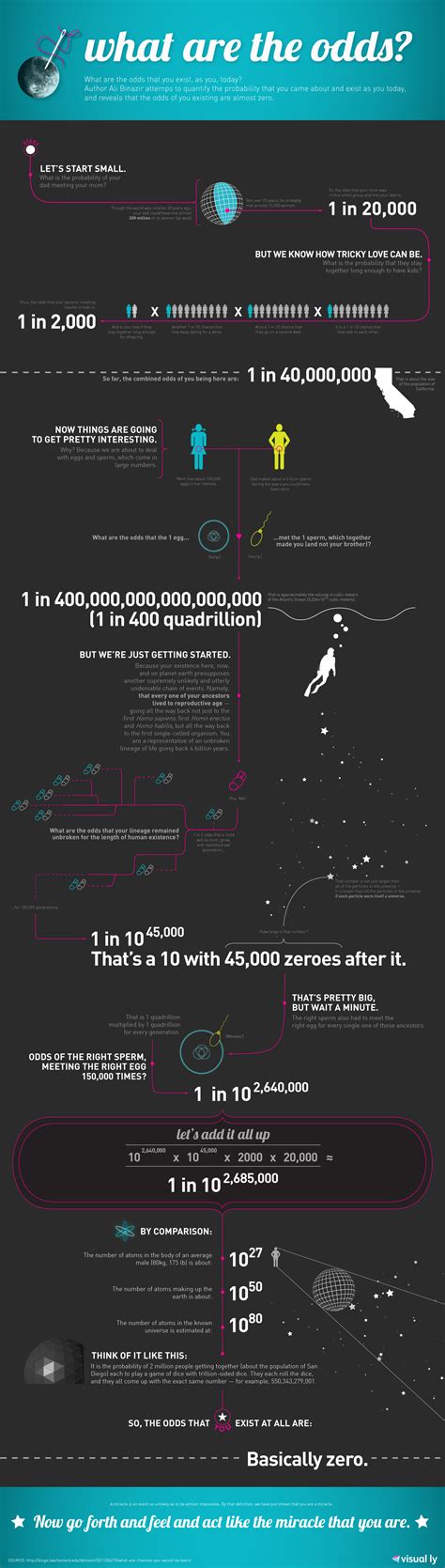 INFOGRAPHIC: the Odds of Being Alive .